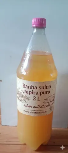 ? Banha De Porco Caipira 100% Natural - Garrafa De 2 Litros