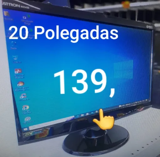 Monitor de 20 LG perfeito wide full hd testo na hora 