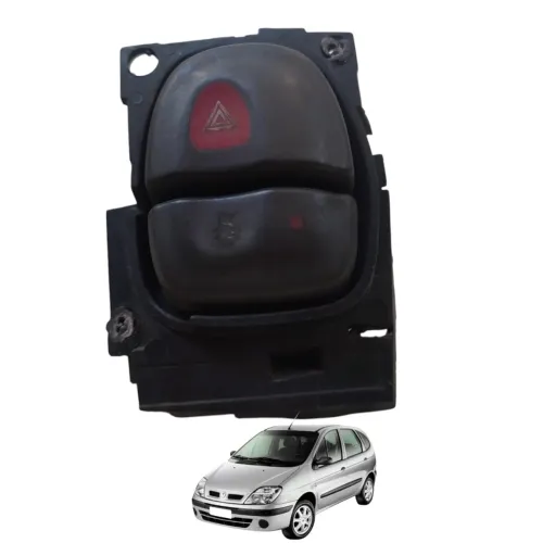 botão pisca alerta emergência Megane scenic 2005