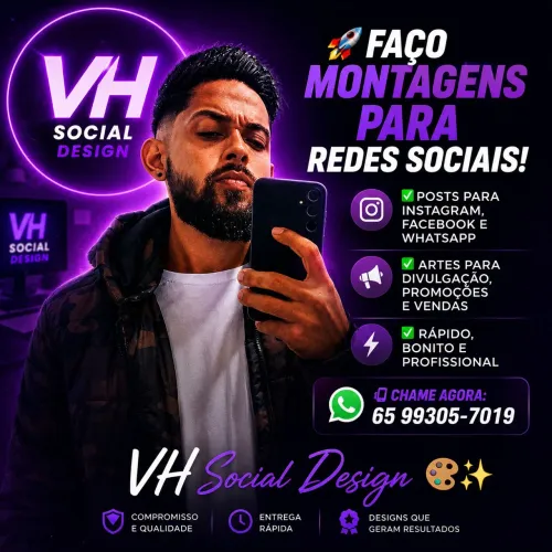 FAÇO MONTAGENS PROFISSIONAIS PARA SUAS REDES SOCIAIS