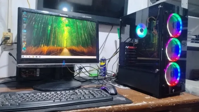 PC Gamer Computador Desktop & Setup Intel Core (8ª Geração) | DDR4 | SSD | Gabinete RG