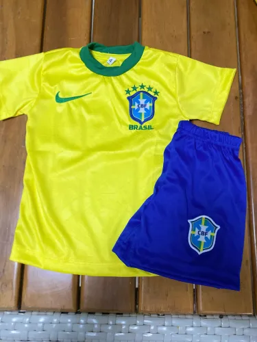 Conjunto Brasil infantil 