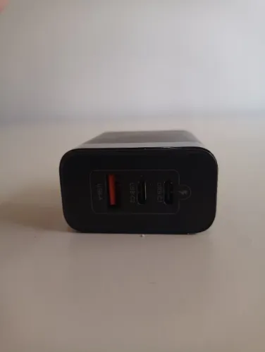 Fonte USB-C 65w compacta para Dell Lenovo HP + cabo 60w 2m