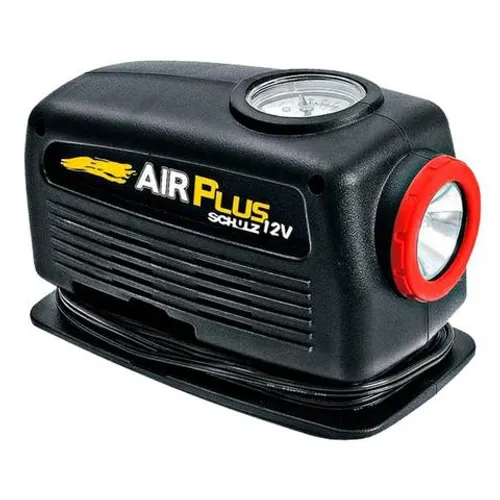 Compressor Air Plus Com Lanterna 12V Schulz
