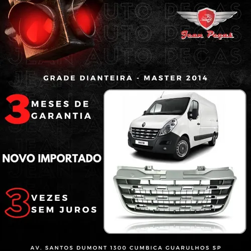 grade dianteira - master 2014
