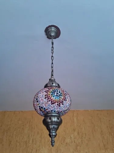 Lustre mosaico turco autêntico Color