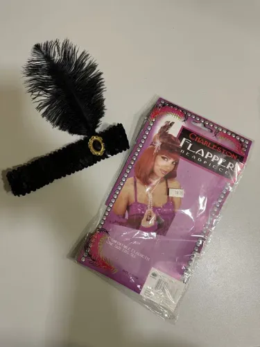Faixa / Tiara de cabelo estilo flapper - Charleston