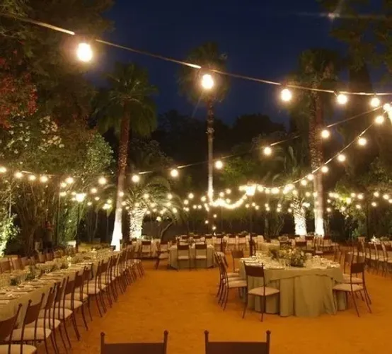 Varal De Lâmpadas Iluminação Festa Casamento Natal 15mt 15 lâmpadas 1 Cada Metro