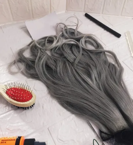 Cabelo De Fibra Japonasa 1 Tela Tic Tac - Cor (613a)