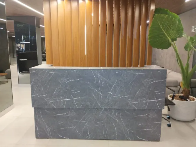 Balcão de recepção