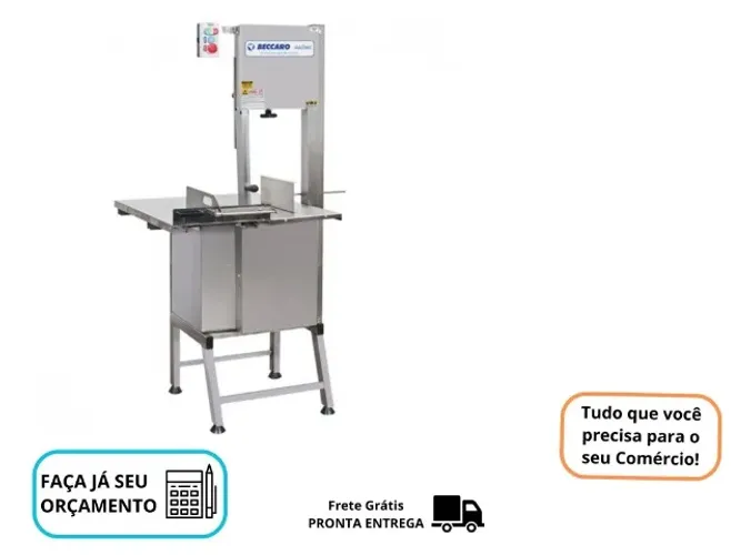 Serra Fita Beccaro Inox com Pé Novo