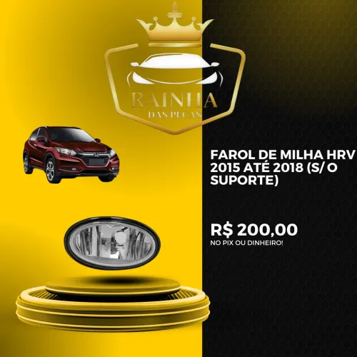 Farol de Milha HRV 2015 até 2018