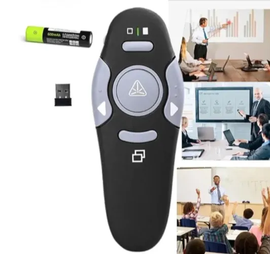 Apresentador Slider Apontador Laser PowerPoint Controle Sem Fio
