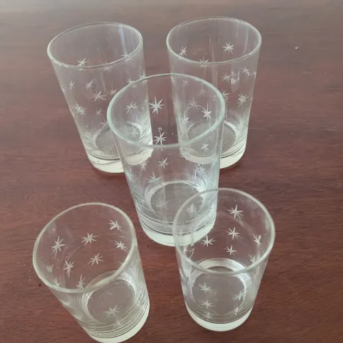Copos diversos em Cristal