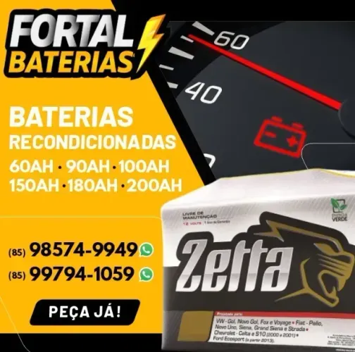 Bateria 50Ah com Desconto - Apenas R$160,00!