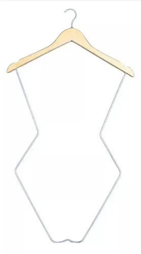 30 Cabides madeira silhueta marfim por 479.90 