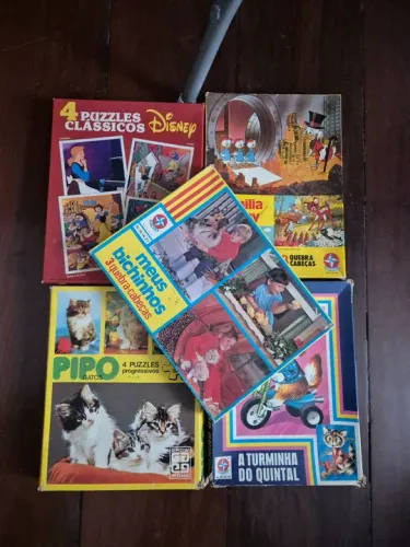 Conjunto de quebra cabeças 
