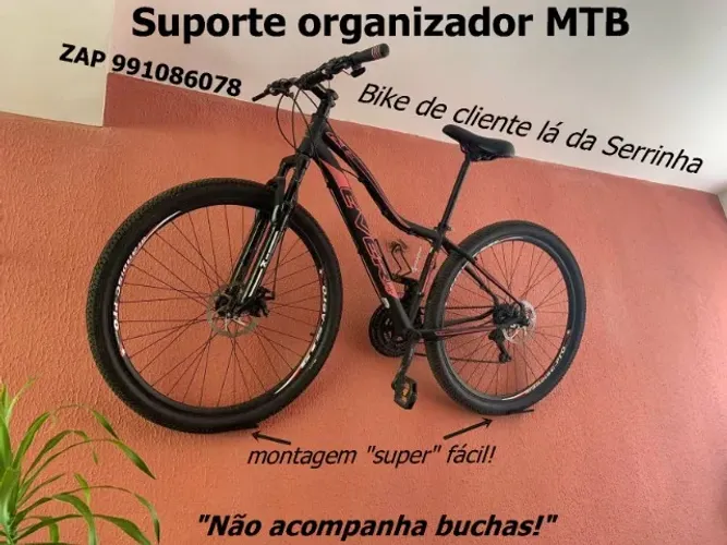 Kit Suporte Horizontal Para Bicicletas