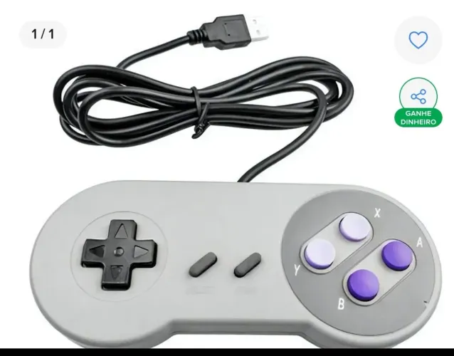 Controle usb SNES 