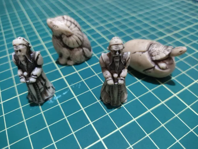 Miniaturas tipo netsuke Decorativas