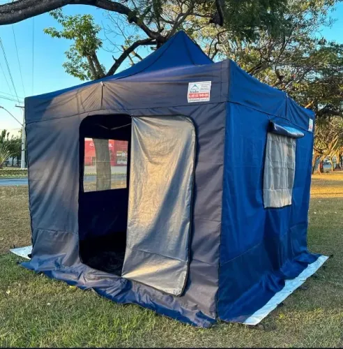 TENDA SANFONADA CAMPING 3X3 NYLON -NOVA