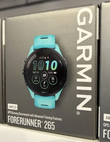Relógio Garmin Forerunner 265 Preto, Branco ou Azul.