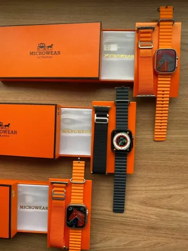 Relógio smartwatch w69 mini digital inteligente