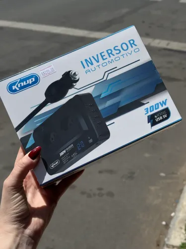 Inversor 12V p/ 220V 300W c/ Tomadas e Usb 