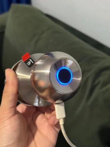 Fechadura Inteligente Alumínio c/ Leitor de Impressão Digital, Bluetooth e Tuya Smart