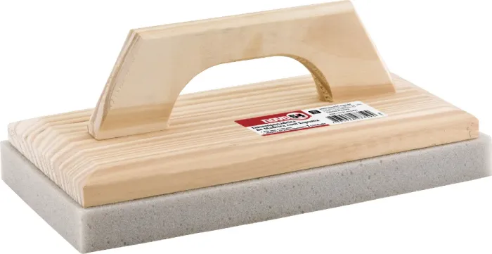 Desempenadeira de madeira com espuma 140 mm x 270 mm NOVE54