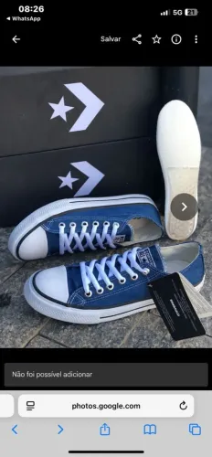 Tênis Converse Azul Marinho - Novo 