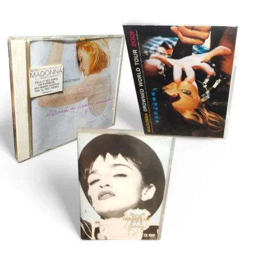 Lote CDs e DVDs da Madonna