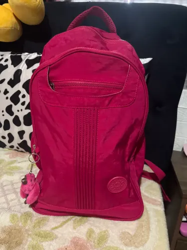 Mochila kipling rosa pink 