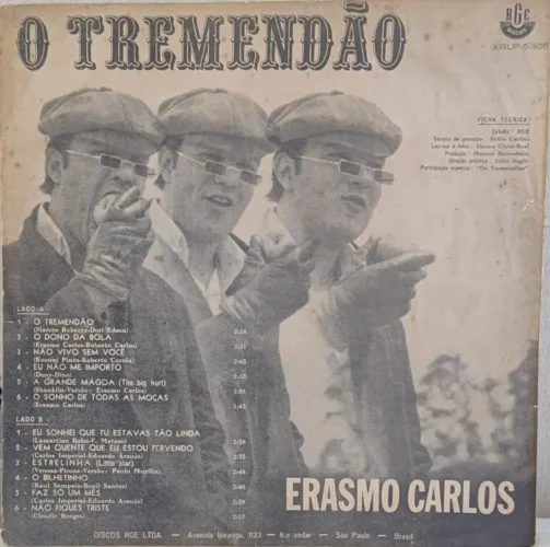 Disco de Vinil Erasmo Carlos - O Tremendão