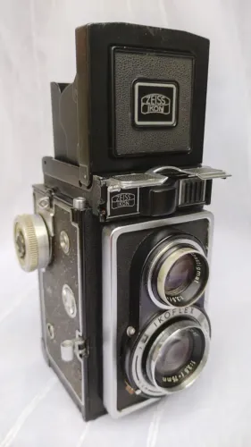 Máquina Fotografica 6x6 Zeiss Ikon Analógica Vintage Antiga Colecionador