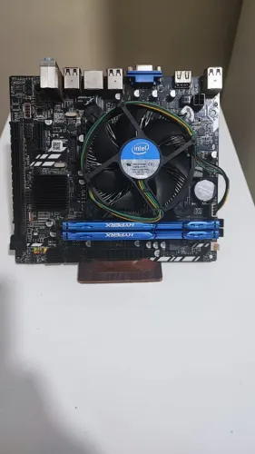 Kit Placa mãe LGA 1155 + Intel I5 3470S (4/4) + 2x4GB DDR3 1600Mhz