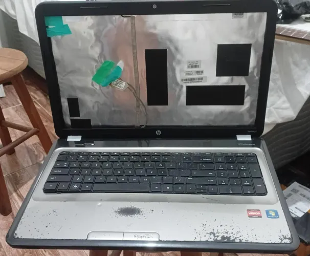 Carcaça + placa mãe notebook HP G7 series Amd  17.3 polegadas 