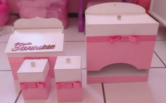 Kit de organizadores para quarto de bebê