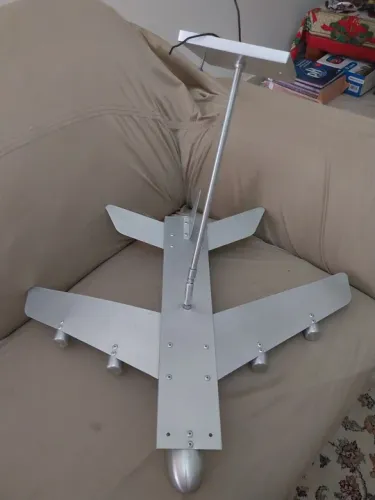 Luminária Avião - Brinquedo Criativo e Decorativo