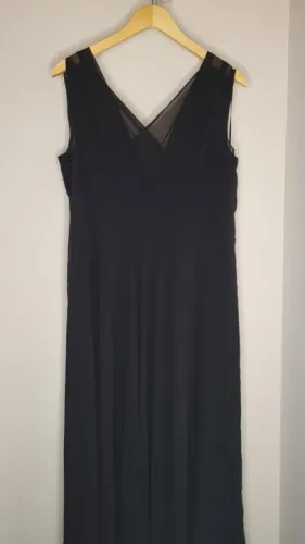 PROMOÇÃO Vestido longo preto liso para festa ou formatura - Tamanho GG - NOVO