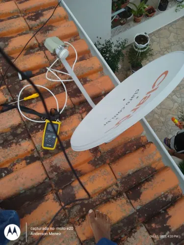 antena e apontamento