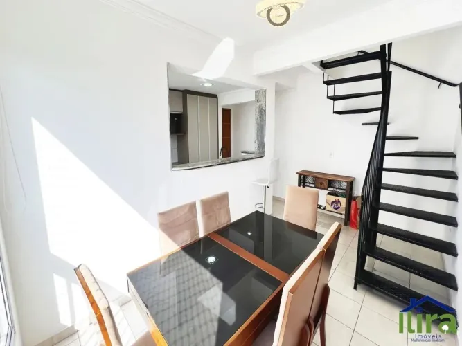 Cobertura Duplex de 125m² Para Locacao Mobiliado No Edificio Orquidea Em Osasco/sp