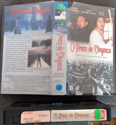 VHS Dublado O Preço Da Vingança China Vídeo