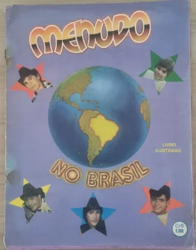 Álbum - Menudo no Brasil - 1985 - Ed.Saravan. - Incompleto