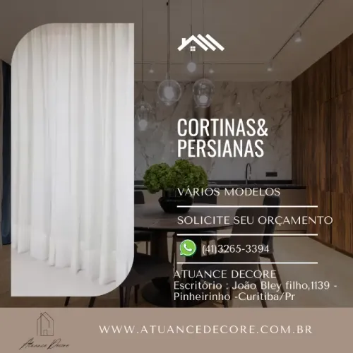 Cortinas Sob Medida: Elegância e Personalização para Seu Lar em Curitiba, Região e Litoral