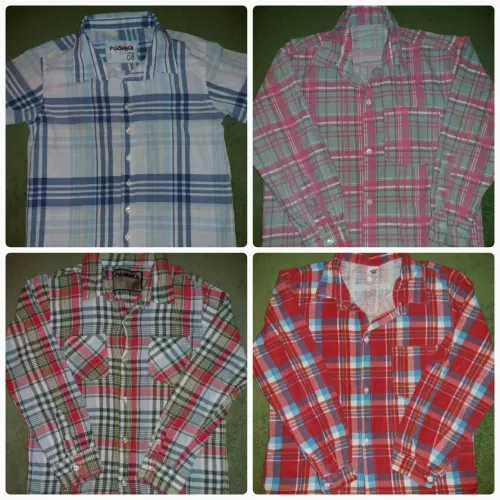 Camisas xadrez infantil