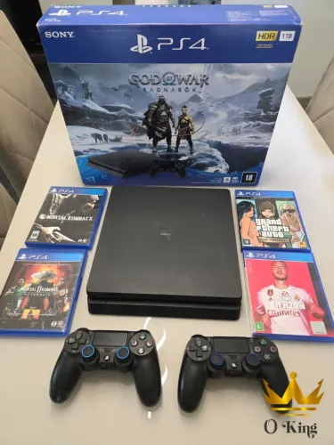 Vídeo Game - PS4<br>3. ? PS4 God of War Ragnarok - Pronto pra Jogar, Super Conservado!vi