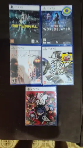 Jogos PS4 - ( CADA JOGO). Retorno, Outriders, Scarlet Nexus, Suicide Squad, Persona 5