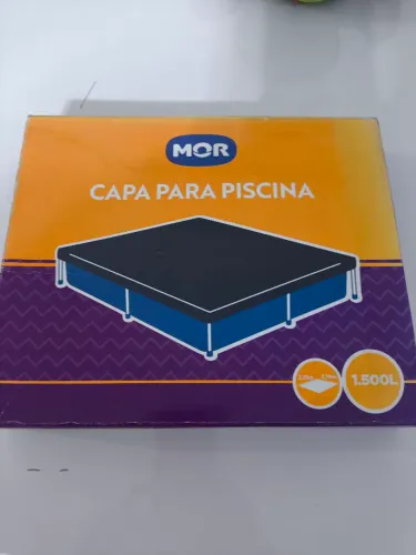 Capa de piscina 1500 litros retangular.