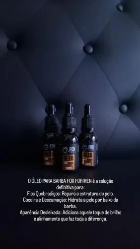 Óleo pra barba fox for men